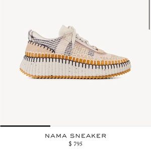 Chloe Nama Sneakers sz 39